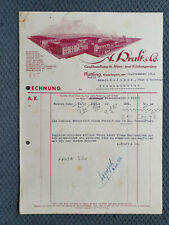 Alte Rechnung 1940 aus Plattling, Haus und Küchengeräte Kraft & Co. (RE9)