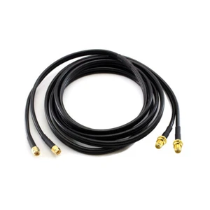 Rallonge d'antenne double 5 m LTE / 5G - femelle SMA vers mâle SMA - Photo 1/3