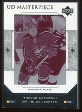 2005-06 Upper Deck Masterpieces Press Printing Plate 303 Trevor Letowski 1/1