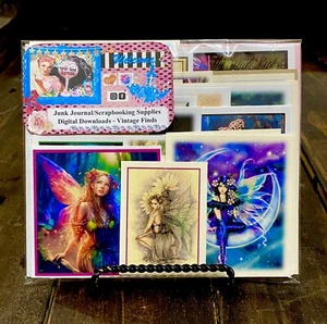 Fairy Bag - Collection Of 60 Mini Fairy Prints - Picture 1 of 8
