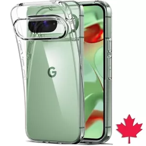 For Google Pixel 9 / 9 Pro - Clear Case Thin Soft TPU Transparent Cover - Picture 1 of 7