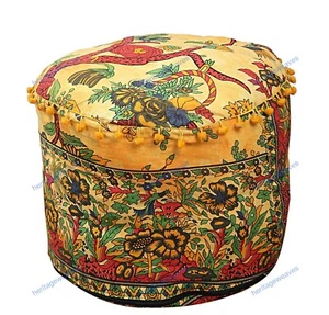 Boho 22 in Bohemian Mandala Pouf Cover Ottoman Ethnic Decor Pouffe Foot Stool - Picture 1 of 5