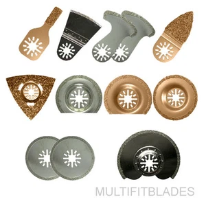 Kit de lechada de azulejos de herramientas oscilantes de 12 piezas se adapta a máquinas Dremel Multi-Max más antiguas - Imagen 1 de 1