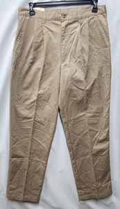Crossbow Men's Pleated Khaki Pants Relaxed Fit Size 36x32 NWT's - Picture 1 of 6