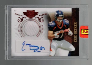 Eric Decker 2010 Panini Plates & Patches Patch Auto RC #d 268/699 - Picture 1 of 2