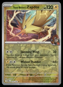 Team Rocket's Zapdos 070/182 DRI SV10: Destined Rivals Reverse Holo NM - Picture 1 of 2