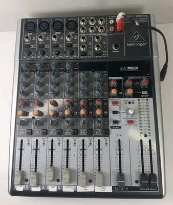 Behringer XENYX-1204USB 12-Channel USB Audio Mixer Untested - Image 1 of 4