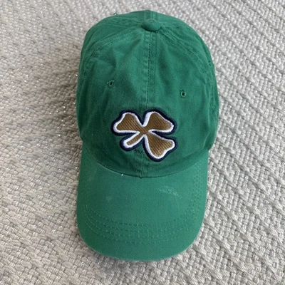 De Colección Notre Dame Lucha Irlandés Verde ND Hombres Exterior Gorra Algodón Gorra de Béisbol Papá Foto 1 de 4