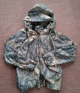 Shannons Bug Tamer Jacket Large Camo Breakup Hood Mesh Hunting 3D Grass Straw - Picture 1 of 8