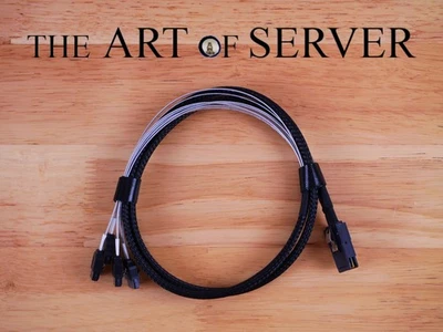 Cable SAS SFF-8087 a 4x SATA avance 41 pulgadas [CBL-A0110L-02] Foto 1 de 4