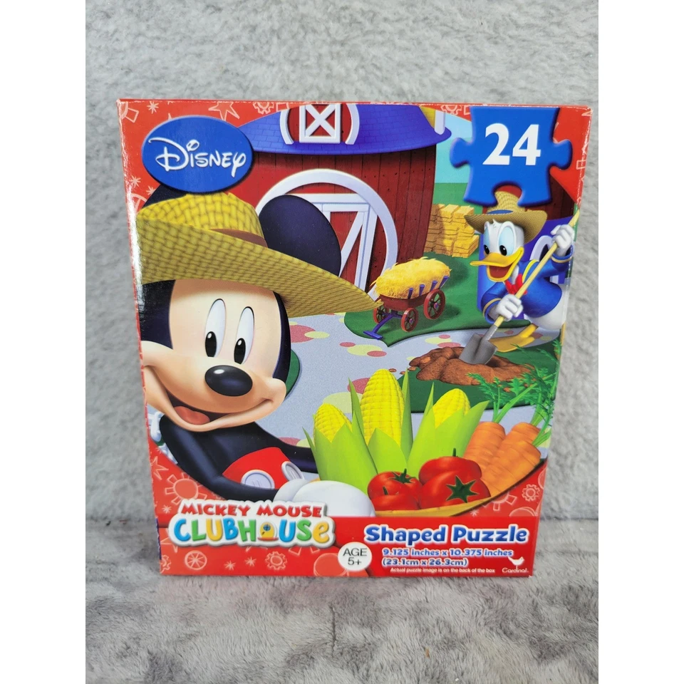 Rompecabezas en forma de casa club de Mickey Mouse Disney 24 piezas edades 5+ Foto 1 de 4