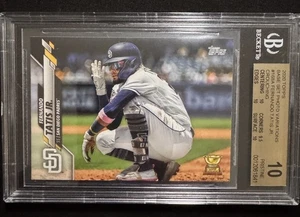 20 Topps Fernando Tatis Jr. #168 variación de imagen impresión corta Padres BGS 10 - Imagen 1 de 3