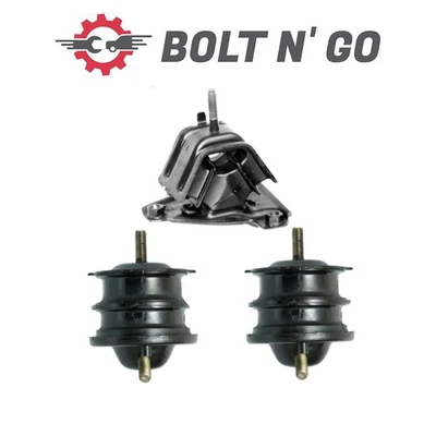 Montaje de motor delantero 3 piezas para Acura Legend 1993-1995 3,2 L A6554, A6515 Foto 1 de 4