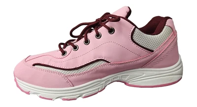 Pink and Burgandy sneakers Size 8.5 - Womans - Image 1 of 4