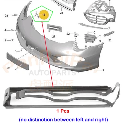 99750571900 Bumper protector inner fasteners Fit for Porsche 911 2007-2019 - Image 1 of 4