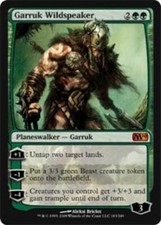 1x Garruk Wildspeaker NM, English MTG Magic 2010 (M10)