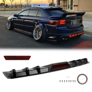 Difusor de parachoques trasero divisor de 6 aletas con tiras reflectantes para Acura Integra 34" - Imagen 1 de 17