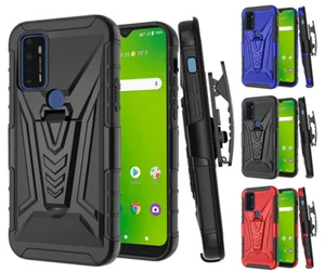 Custodia per Cricket Dream 5G/ATT Radiant Max 5G 6.8 Trasforma Fondina Cover+PryTool - Foto 1 di 14