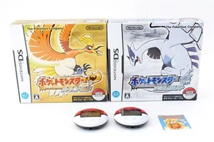 Lot 2 Nintendo DS Pokemon Heartgold Soulsilver w/Pokewalker Box Set Tested Japan - Picture 1 of 14