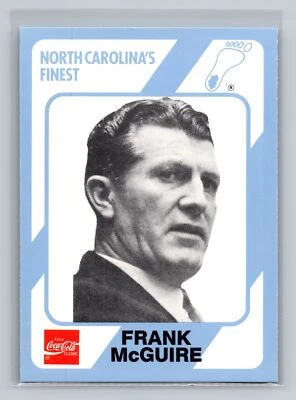 Frank McGuire #104 1989 Collegiate Collection North Carolina's Finest Tar Heels - Image 1 of 2