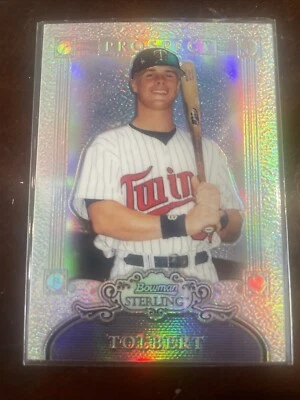 2006 Bowman Sterling Prospects Ref /199 Matt Tolbert #BSP-CMT MLB MLB TWINS - Image 1 of 3