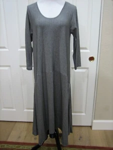 VESTIDO DE PUNTO LISO A RAYAS PEQUEÑAS NEGRO/BLANCO NOBLU TALLA S/M NUEVO CON ETIQUETAS - Imagen 1 de 6
