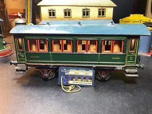 VINTAGE 1910-20 MARKLIN 1/2 GAUGE PASSENGER CAR PAUL COLE COLLECTION C-6 GRADE - Picture 1 of 19