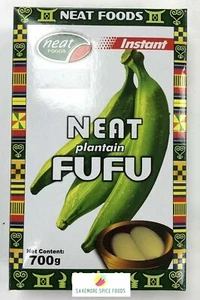 NEAT PLANTAIN - INSTANT FUFU FLOUR - PLANTAIN FUFU - NEAT FOODS - 700g x4 - Picture 1 of 3