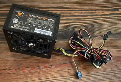 Fonte de alimentação Cougar RS Series 400W com certificação CGR R-400 ATX12V 80 PLUS - Imagem 1 de 4