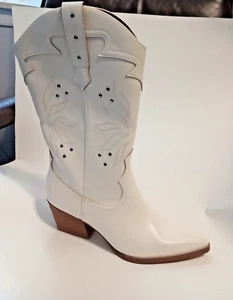 Women's Studded Western Cowboy Boots with Memory Foam Insole - Universal Thread - Picture 1 of 7