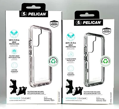 Pelican Voyager Series Case With Holster/Stand For Samsung Galaxy S22 & S22 Plus - Image 1 of 4