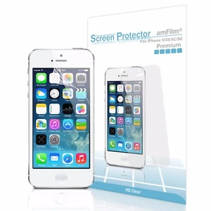 iPhone SE, 5, 5S, 5C Premium HD Clear (Invisible) Screen Protector (3 Pack) - Picture 1 of 3