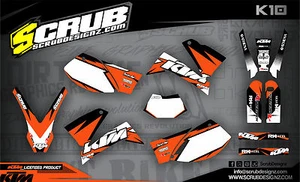 KTM Dekor SMC 625 640 660 1999 - 2004 Grafik Aufkleber SCRUB LC4 - Bild 1 von 16