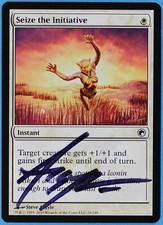 Seize the Initiative Scars of Mirrodin NM Artist Signed CARD (s1337) ABUGames