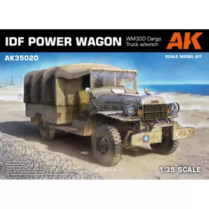 AK Interactive 35020 IDF Power Wagon WM300 Cargo Truck w/Winch 1:35 Model Kit - Picture 1 of 1