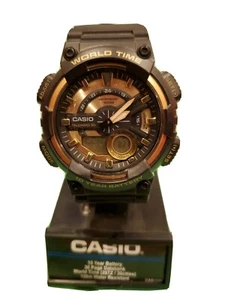Casio AEQ110BW-9AV, hora mundial, combo, 3 alarmas, 30 telememo, batería de 10 años - Imagen 1 de 1