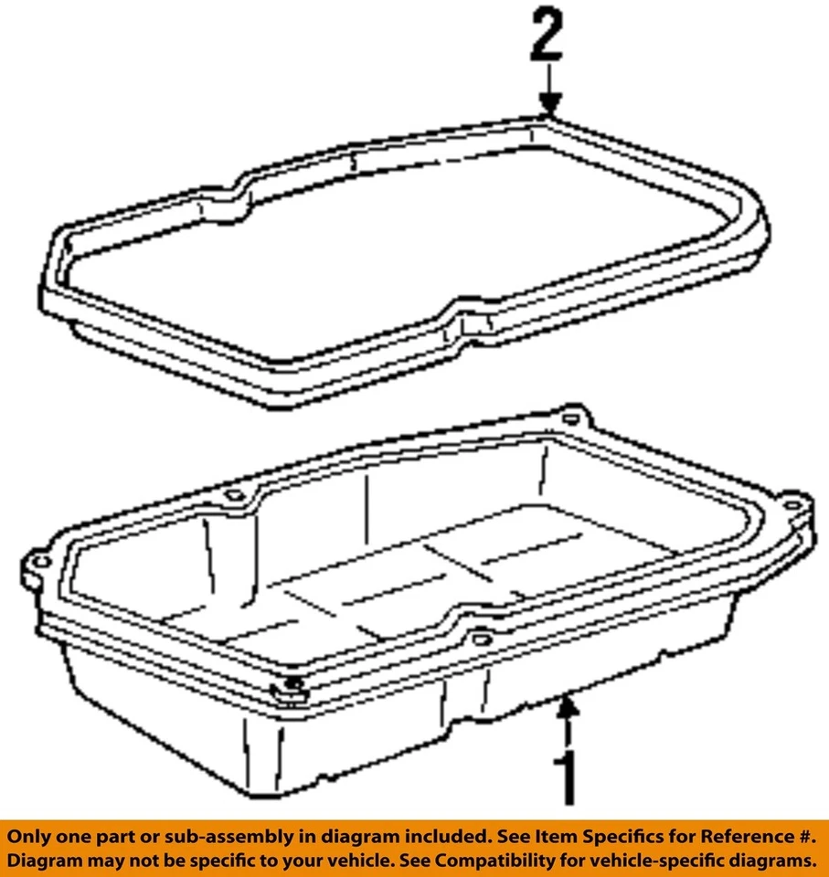 Componentes de transmisión MERCEDES OEM 90-96 300SD - Pan de transmisión 1262701012 Foto 1 de 1
