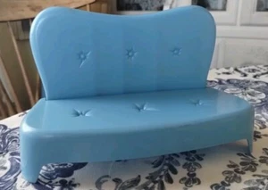 Barbie Happy Family Smart House Blue Sofa Foldable Midge - Picture 1 of 5