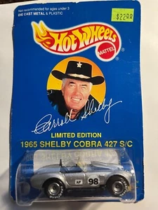 Hot Wheels Carroll Shelby 1965 Shelby Cobra 427 S/C Limited NEW PACKAGE WEAR - Picture 1 of 2