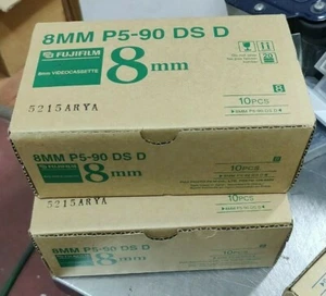 20x Fujifilm P5-90 DS D 90 minutes 8mm Videocassette Tape PAL/SECAM - NEW/Sealed - Picture 1 of 2