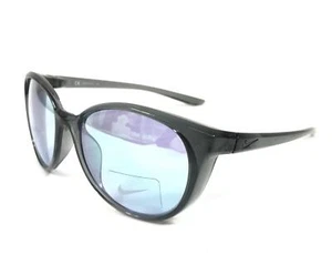 Nike Sunglasses ESSENCE M CT8229 065 Crystal Gray Frames w/ Light Blue Mirror - Picture 1 of 11