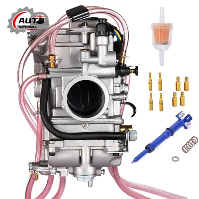 Carburetor w Mixture Screw Fits Yamaha YZ400F 98-99 YZ450F 03-09 WR400F WR426F - Image 1 of 4