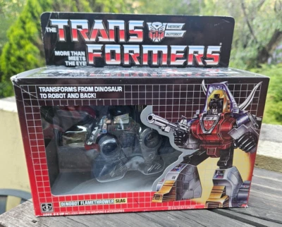 DINOBOT TRANSFORMERS G1 SLAG KO FIGURE REISSUE - Image 1 of 4