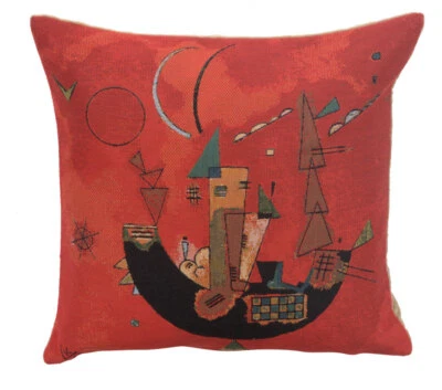 Kandinskys Mit und Gegen European Throw Cushion Cover Home Decor Pillow 18x18 - Image 1 of 4