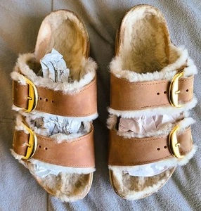 BIRKENSTOCK Arizona Big Buckle Shearling geöltes Leder Größe 38 -- L7/M5 - Bild 1 von 6