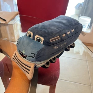 FLORIDA EAST COAST RAILWAY PLUSH TRAIN ENGINE CAR BLUE FEC STUFFED TOY VERY NICE - Picture 1 of 15