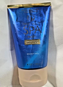 Bath & Body Works TRUE BLUE SPA Smoothing Foot Scrub Walnut Shell NEW! - Picture 1 of 2