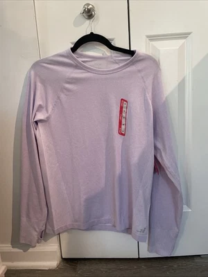 Top de entrenamiento para mujer manga larga sin costuras color lila marca BCG de Academy Foto 1 de 4