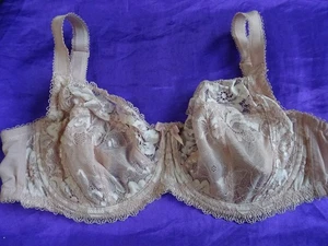 Gorgeous By Debenhams Size 34G Pink Underwired Lacey Minimiser Bra - Picture 1 of 2