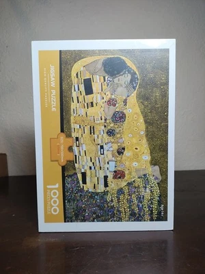 НОВАЯ ЗАПЕЧАТАННАЯ головоломка Gustav Klimt The Kiss 1000 шт. - Изображение 1 из 4